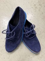 Chaussures Cole Haan daim bleu semelle bleue état usagé