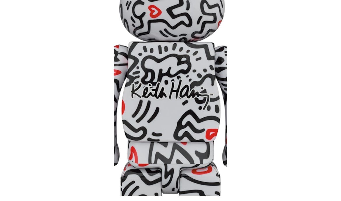 Statuette: Bearbrick Keith Haring #8 100% & 400% Set – Nuovo e nell'imballaggio originale da Chur venduto da pareto12 1