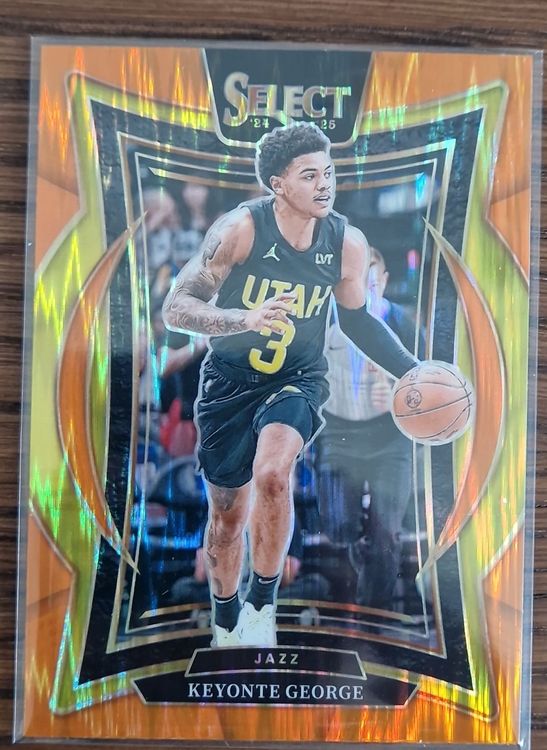 Keyonte George Select Concourse Orange Prizm Rookie Jazz (Neu und ...
