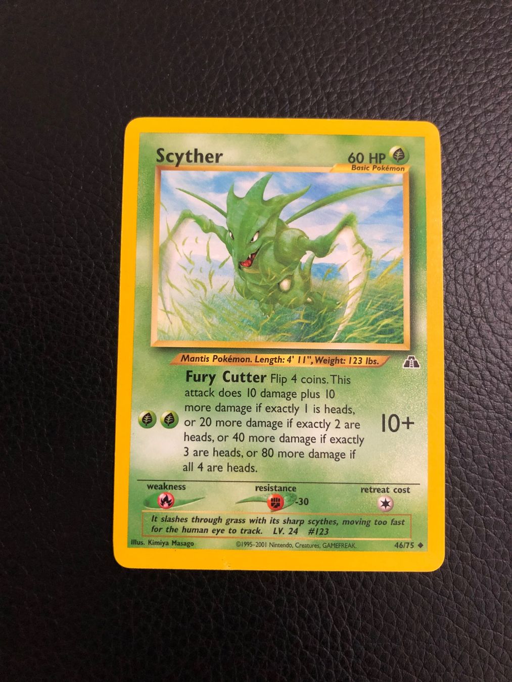 Pokémon Cartes à collectionner: Neo Discovery Scyther 46/75 ab 1 – D'occasion à Paradiso par Pkmn10
