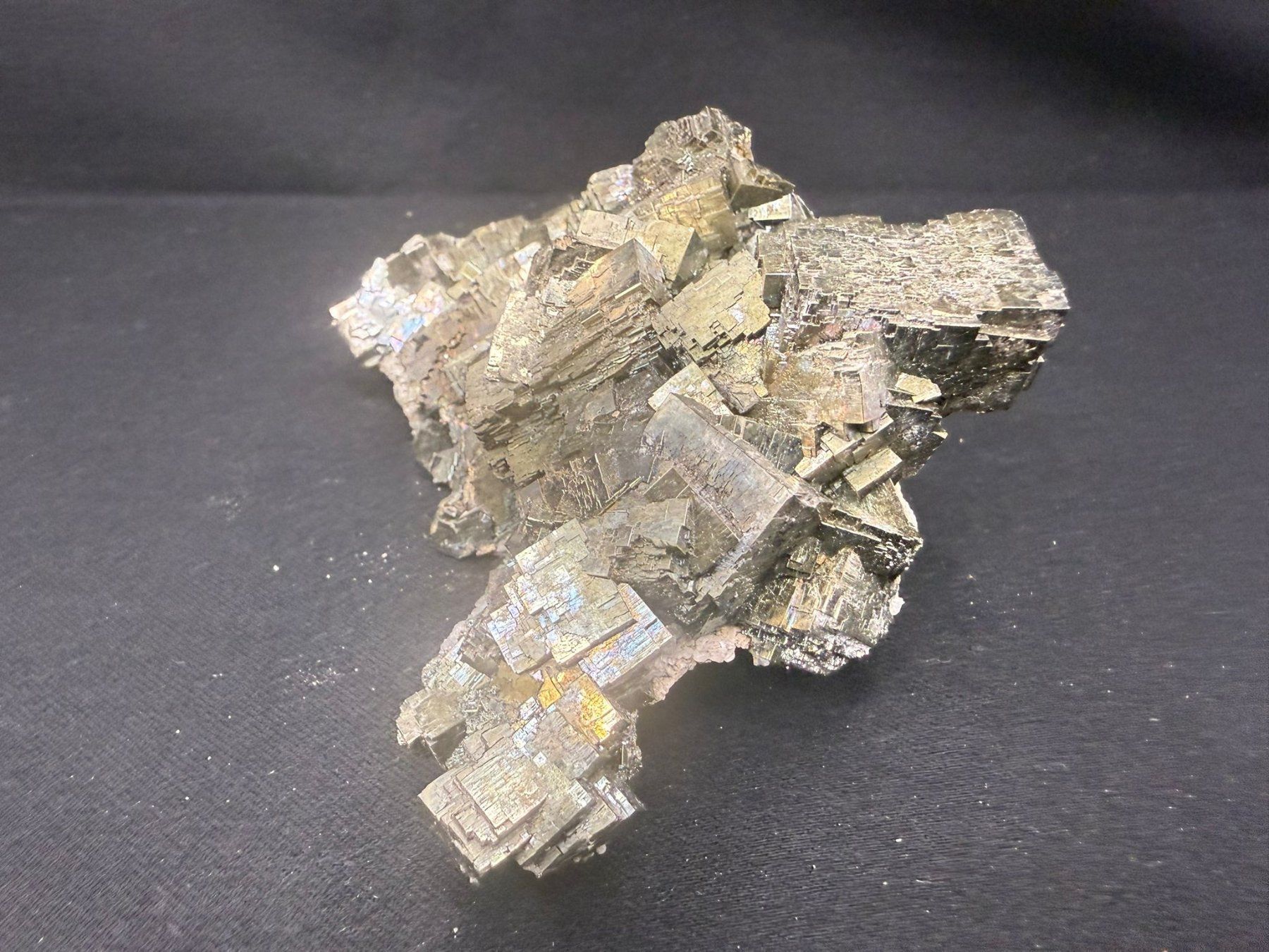 Mineralien & Heilsteine: Pyrit Matrix var. irisierend – Gebraucht aus Schinznach Bad von Demerald 5