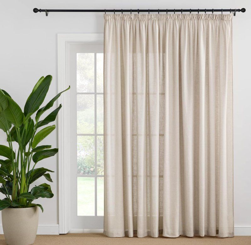 Vorhänge: Vorhang Leinen extrabreit BxH 300x260cm – Neu (gemäss Beschreibung) aus Adlikon b.Regensdorf von MK-VORHANGSERVICE