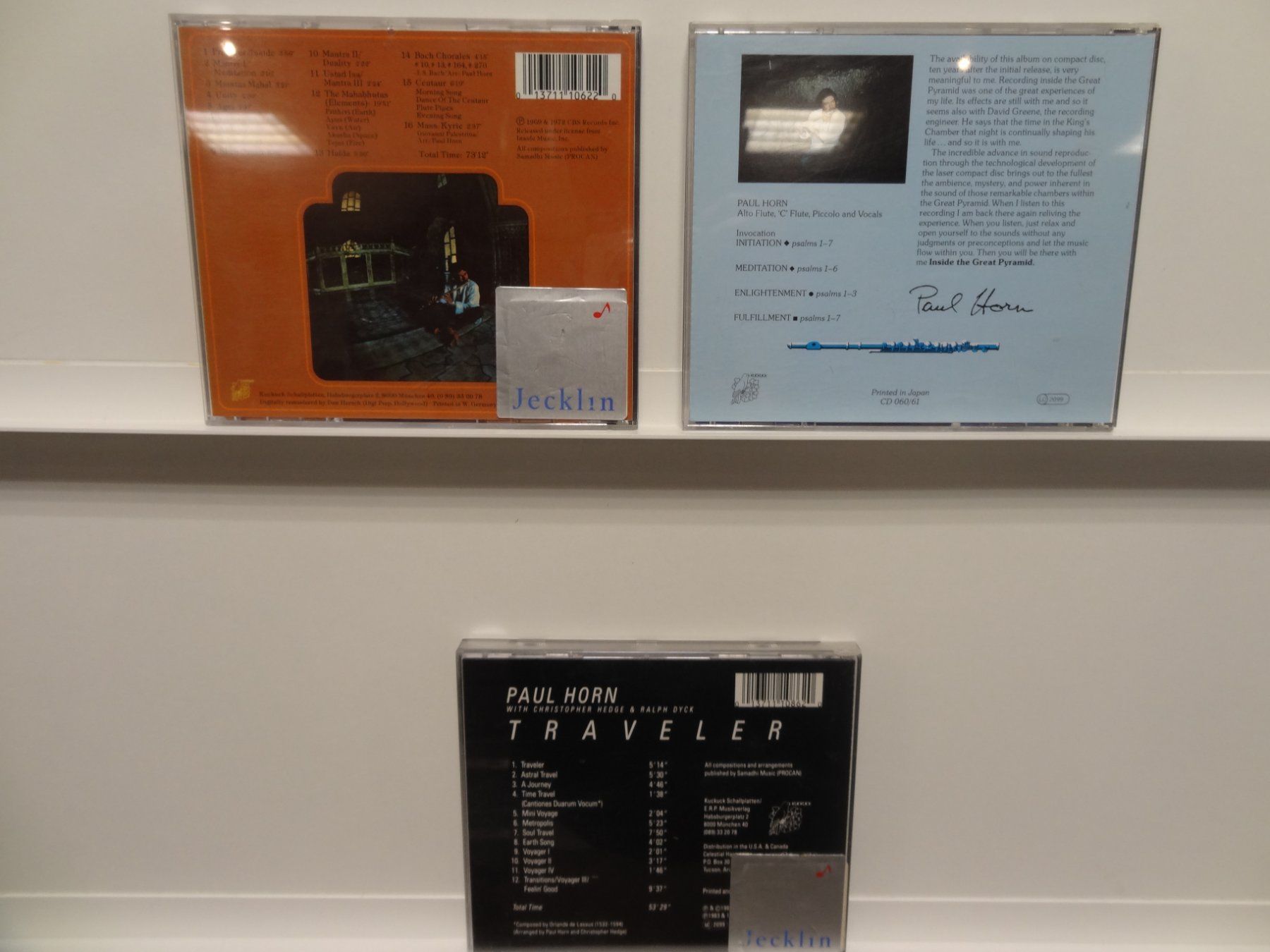 CD: Paul Horn Collection 3 Cd – Usato da luzern venduto da musicandart 1