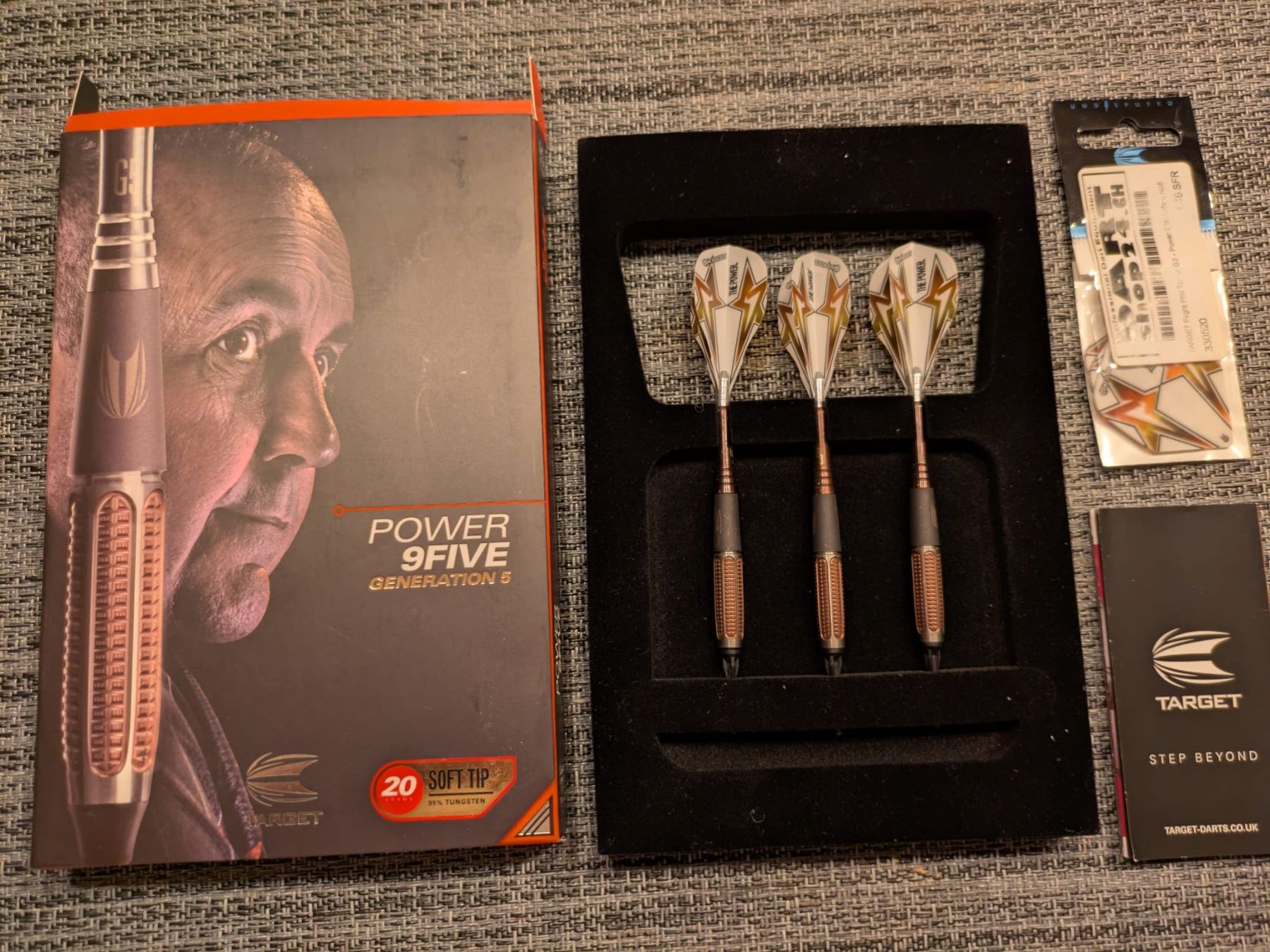 Dart: Target Phil Taylor Power 9Five Gen 5 Softdart – Gebraucht aus Sachseln von Grogettli