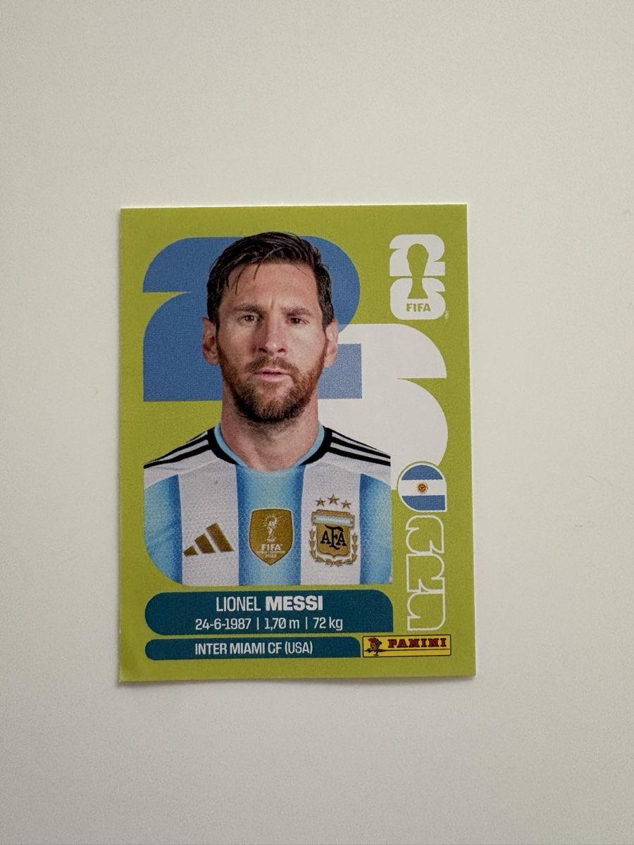 Panini Carte collezionabili: Panini WM 2026 Lionel Messi – Nuovo (secondo la descrizione) da Aarberg venduto da Pippistrelli