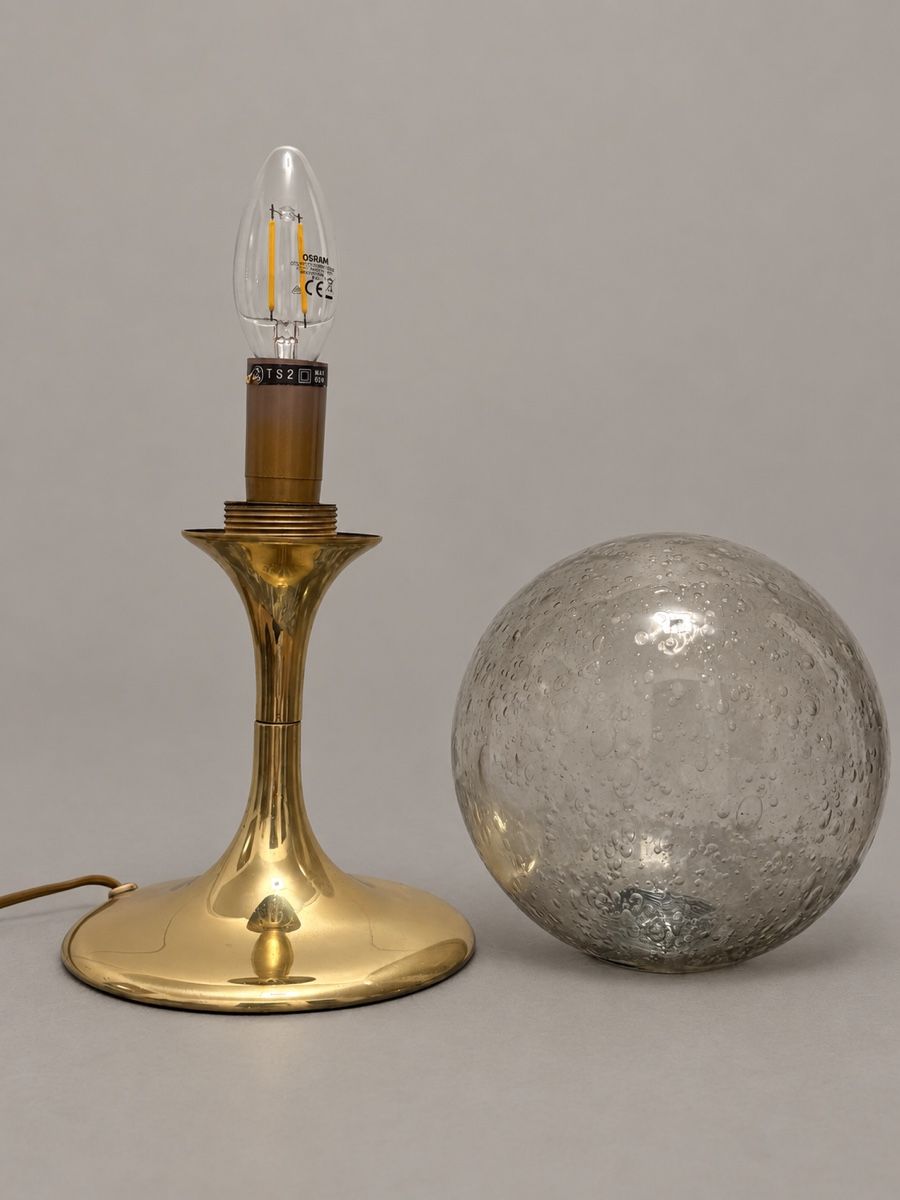 Temde Leuchten Lampade: Max Bill for Temde TS2 Brass Table Lamp   – Usato da Zuerich venduto da EMANUELEFEDERICO 2