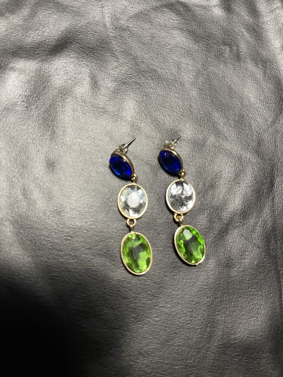 Ohrringe & -stecker: Orecchini lunghi pietre colorate blu verde – Neu (gemäss Beschreibung) aus Gordevio von LanaZimm 1