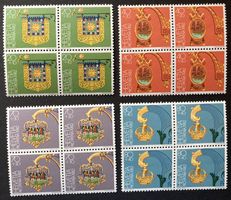 1982, PP Viererblock Serie postfrisch (**), unter Postpreis