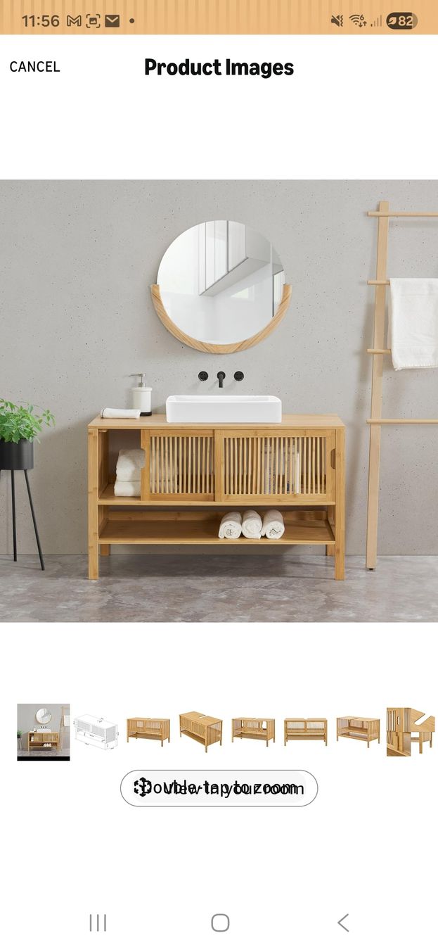 Mobili per bagno: Waschbeckenunterschrank Bambus – Nuovo e nell'imballaggio originale da Lengnau BE venduto da mar_sns7