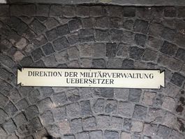 UNIKAT: original Schild CH Militär # Emaille Armee Weltkrieg