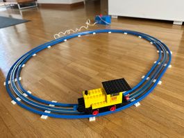 Lego Eisenbahn 12V Set mit Schienen und Trafo