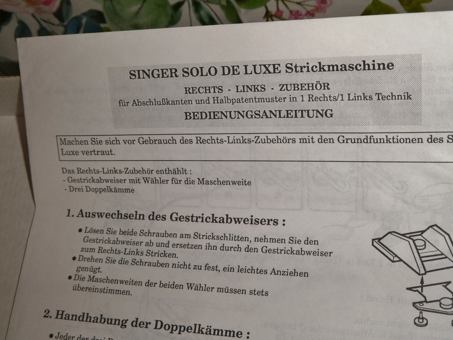 Tutte le macchine: Strickmaschine Singer Solo 126 – Usato da Siebnen venduto da Ra-la-ra-ol 4