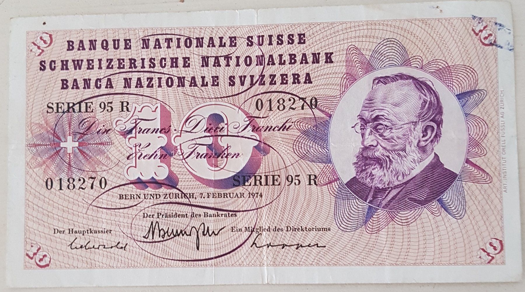 Banconote: Banknote 10 Franken – Usato da Neuchâtel venduto da Blondy_73