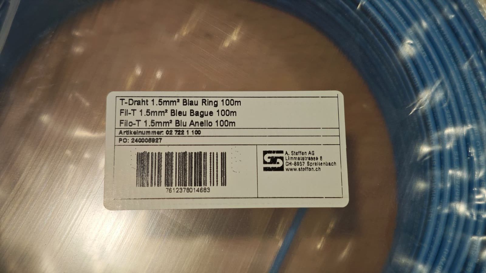 Eisenwaren: Fil de fer 1.5mm2 - 100m – Neu und originalverpackt aus Montsevelier von jem_zr6q 1