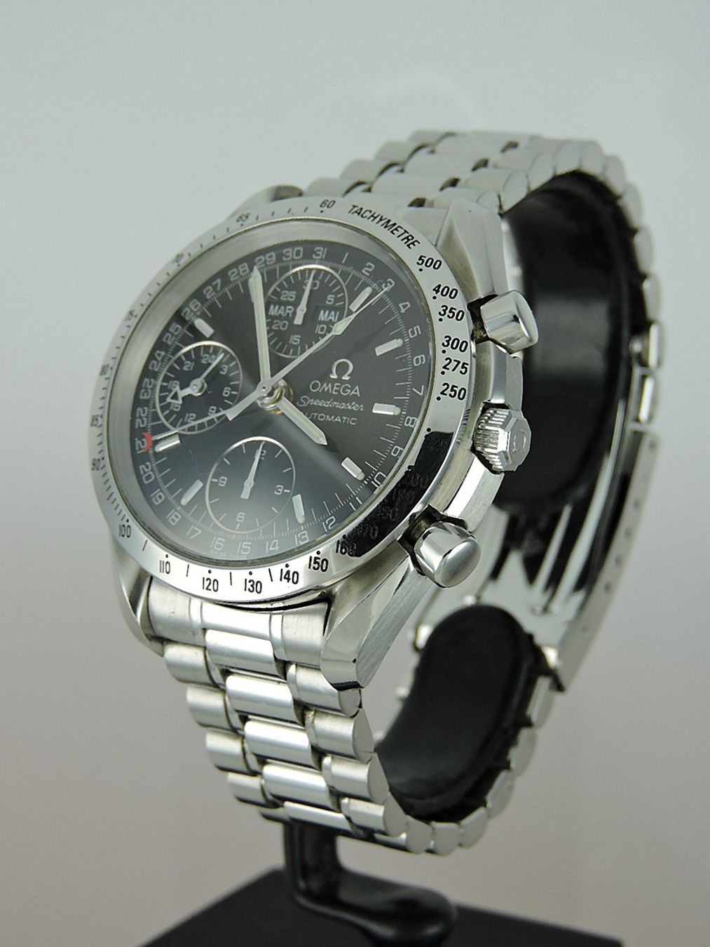 Omega Orologi: 1997 Omega Speedmaster Day-Date Chronograph - Serviced – Usato da Bern venduto da Vintage-Oyster 1