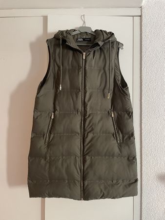 Khaki Puffer Gilet