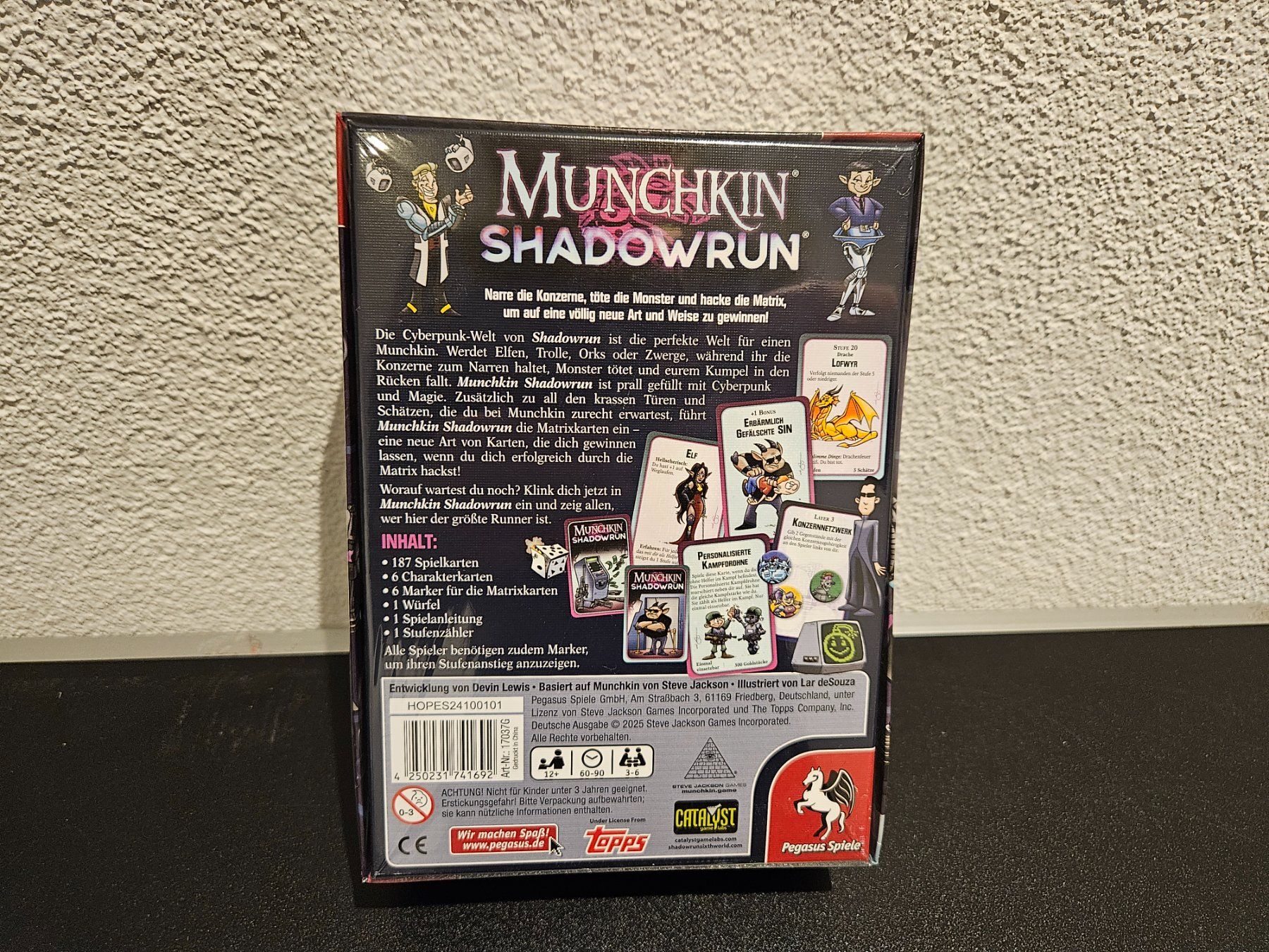 Giochi: Neu - Pegasus Spiele - Munchkin Shadowrun – Nuovo e nell'imballaggio originale da Dagmersellen venduto da Jarsetz_Restposten 1
