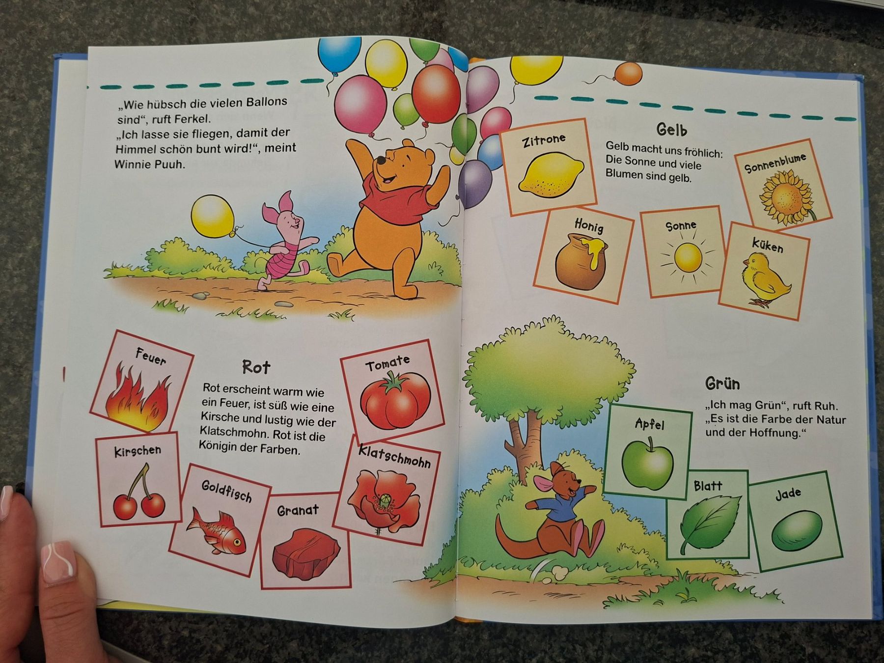 Libri: Winnie Puuh; Buch / Bilderbuch "Entdecke Farben" – Usato da Boniswil venduto da Totomat-Lady2 3