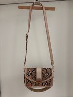 Crossbody bag snake print beige brown good condition
