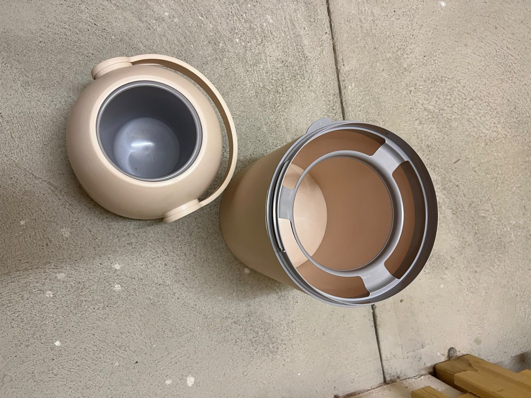 Cestini per rifiuti: Magic-Windeleimer Dropy von Nattou,  beige – Usato da Bassersdorf venduto da sammelfloh 1
