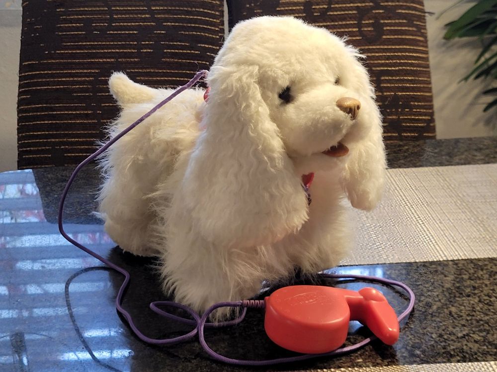  Foto zu Süsser Lauf-Hund Plüschtier Kinder-Spielzeug, A-POST Versand (Gebraucht 