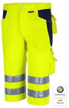 Qualitex PRO 61936TW1 Warnschutz Arbeitsshorts Gr.44