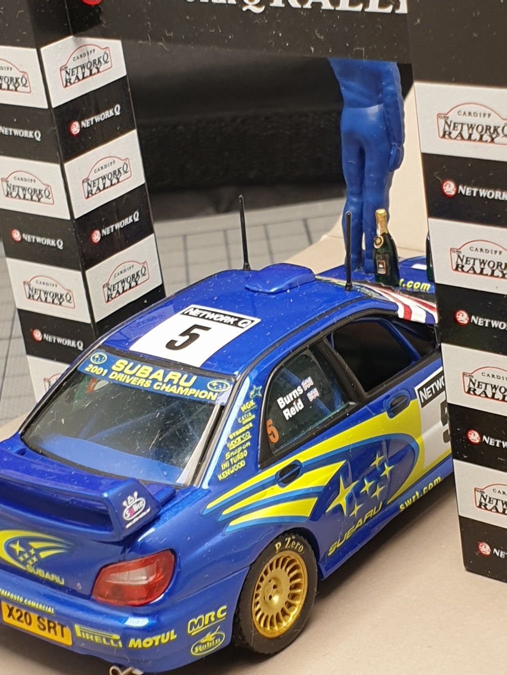 Subaru Modellini d'auto: Subaru WRC #5 World Champion 2001 – Nuovo (secondo la descrizione) da Chézard-St-Martin venduto da AlPat-Collections 4
