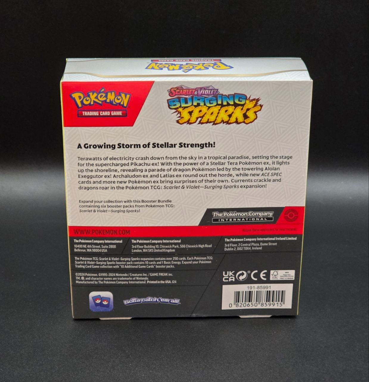 Pokémon Carte collezionabili: Bundle Surging Sparks / 🇬🇧 – Usato da COINTRIN venduto da sanctuary-collectors 1
