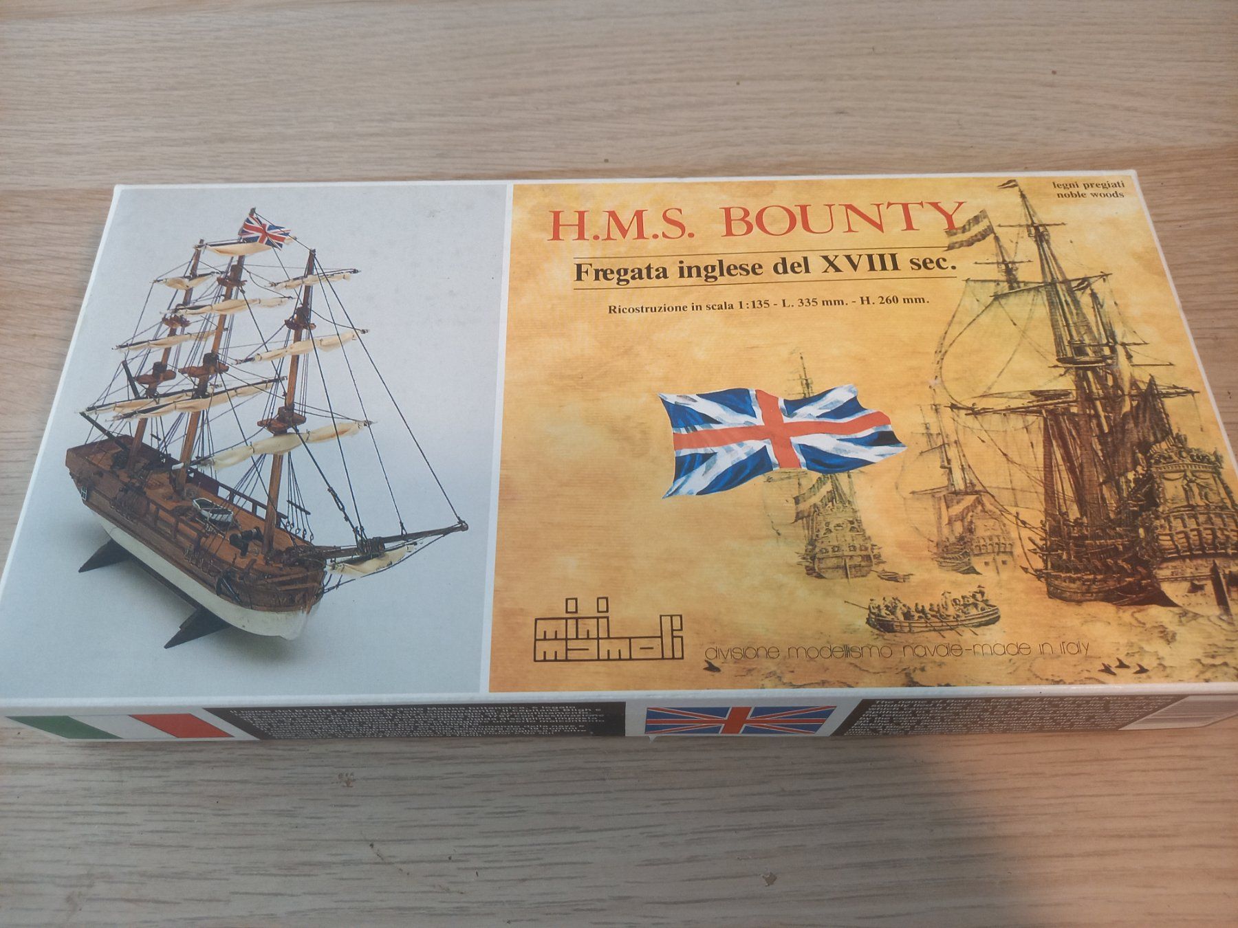 Kit di modellismo & Modellini statici: Mini Mamoli H.M.S. Bounty – Usato da Luzern venduto da titanic68