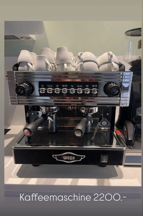 Wega Kaffeemaschine Espressomaschine Siebträger 2 Grup. (Gebraucht) in ...