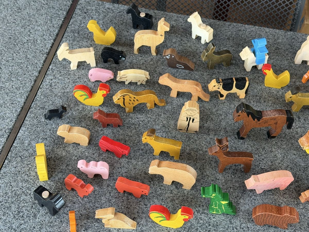 Giocattoli: Diverse Holz Tiere Bauernhof Usw – Usato da Deitingen venduto da Himhip 1