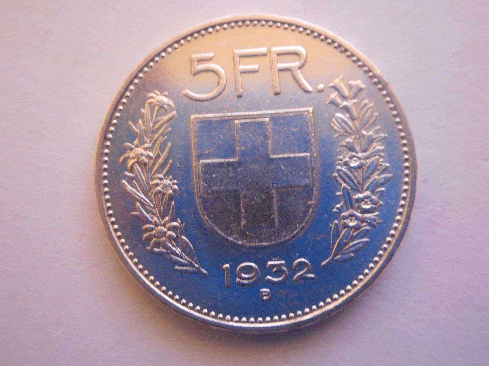 Alle Münzen: 5 Fr. 1932 silber – Gebraucht aus Kriegstetten von pizlad2010