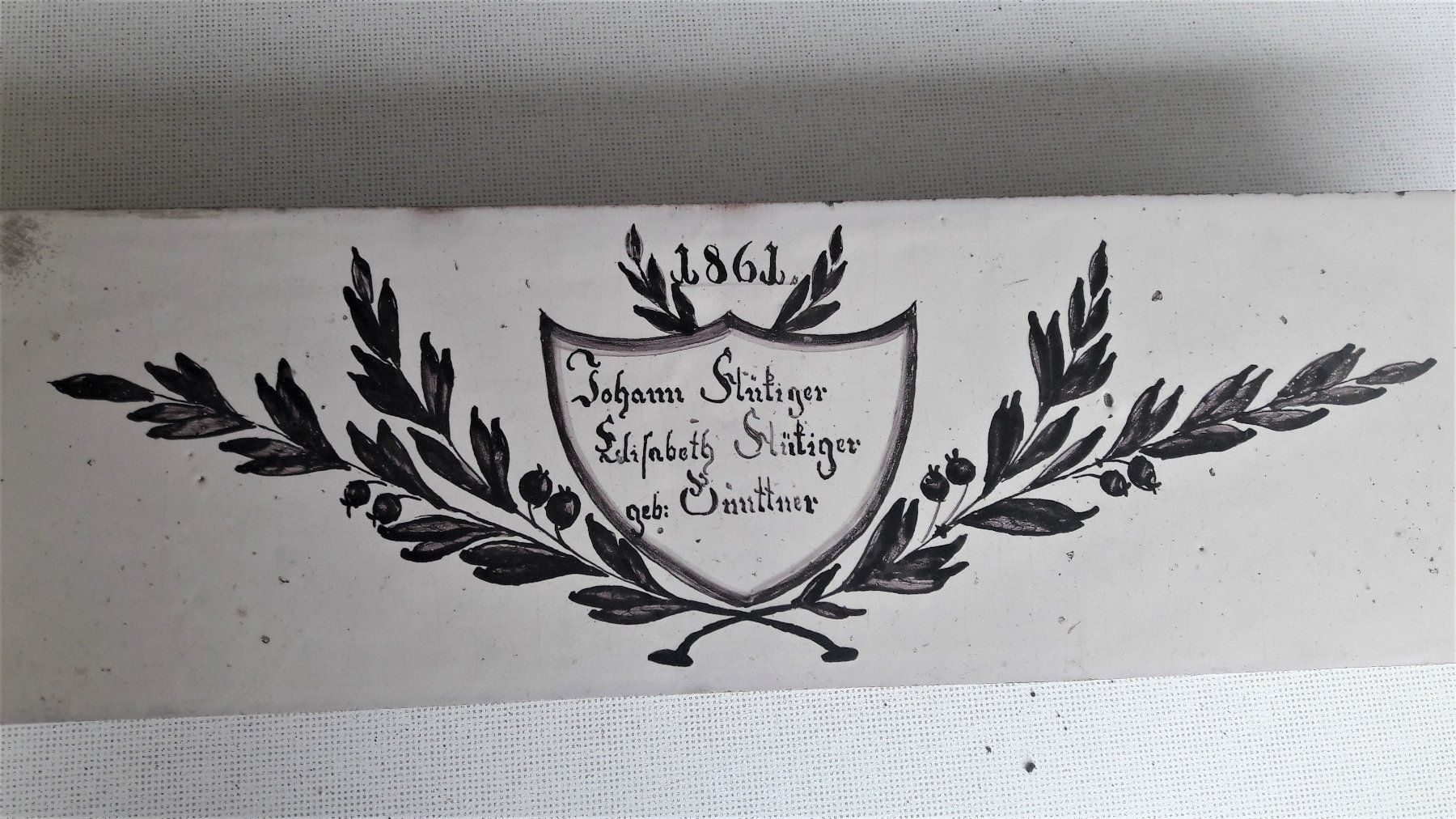 Altri mobili d'antiquariato: Antike Ofenkachel 1861 – Usato da Madiswil venduto da 20gls 1