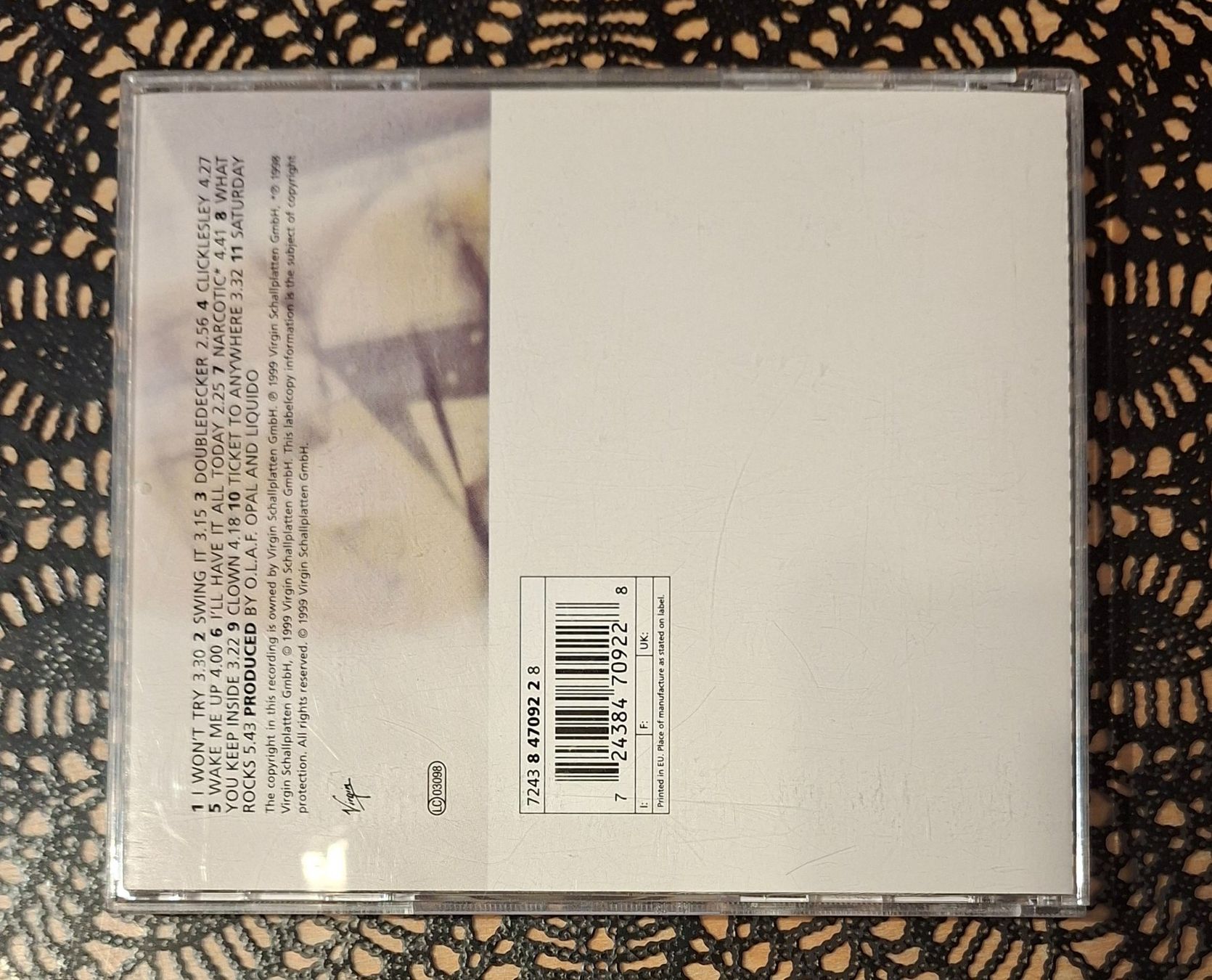 CD: Liquido - Liquido, DE Rock CD Album 1999 – Usato da Schönenberg TG venduto da Gregolino76 1
