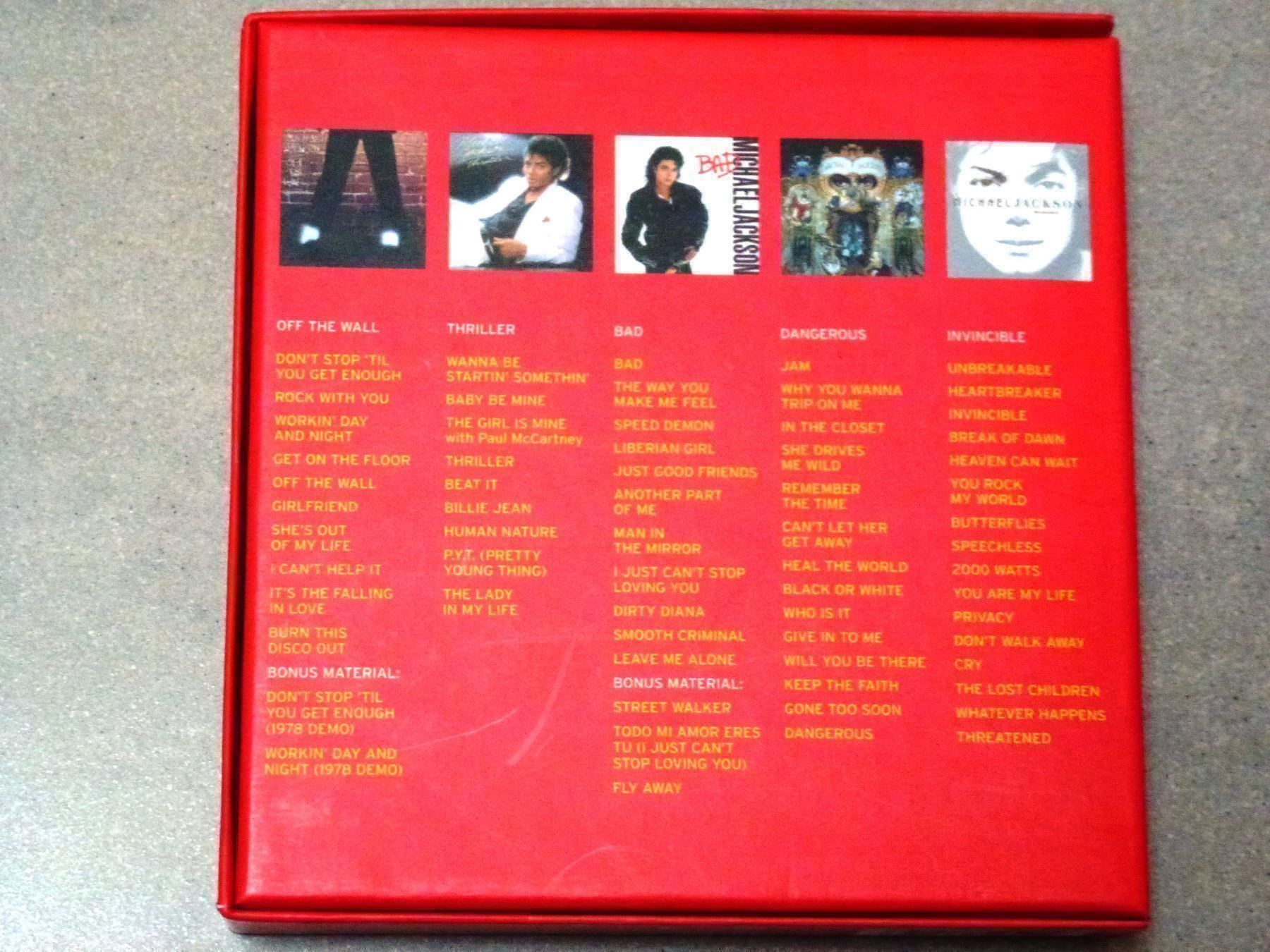 CD: Michael Jackson - The Collection 5CDs 2009 – Usato da Tübach venduto da JamesStone 2