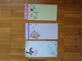 Diddl Briefpapier Umschläge  3 Stück   Set B93