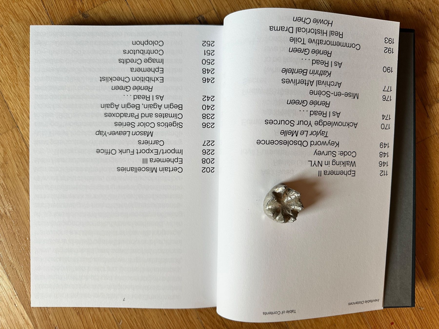 Libri: Renée Green: Inevitable Distances. – Usato da Zürich venduto da allp 3