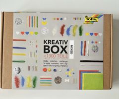 Kreativ Box mit 1300 Teilen - Bastelspass für Gross & Klein
