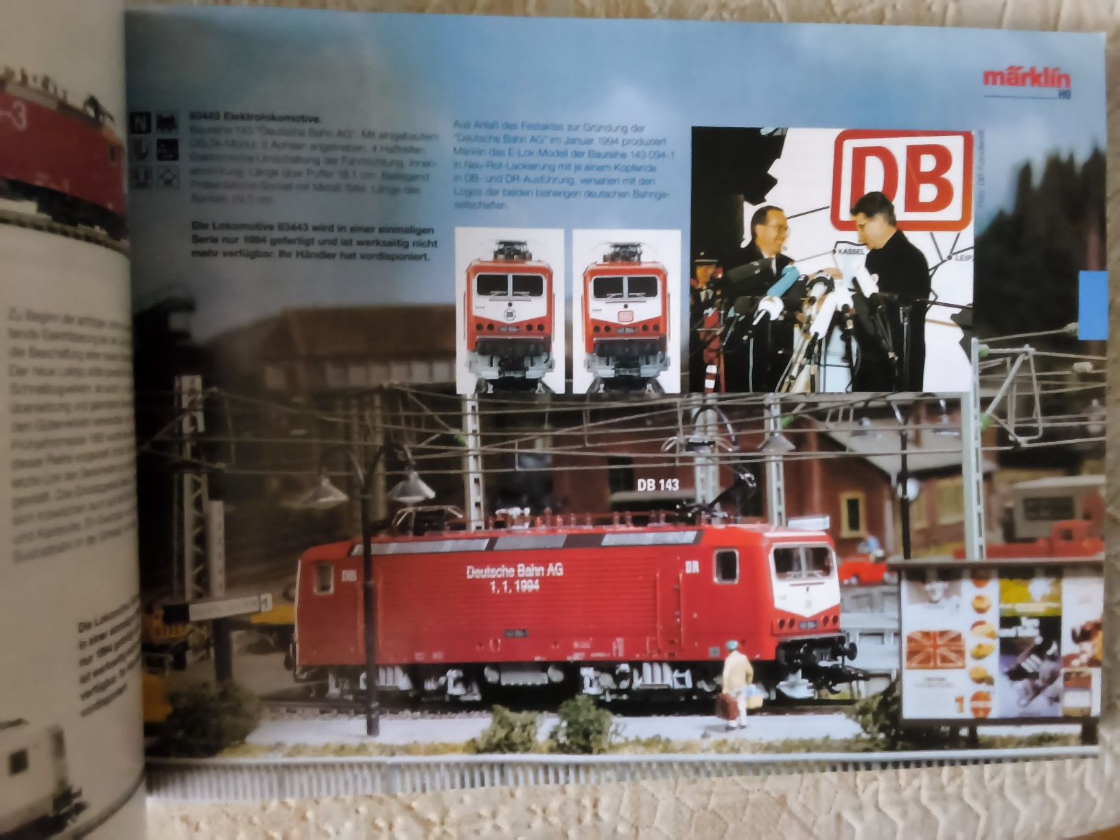 Livres: Märklin Gesamtkatalog 1994/95 – D'occasion à Hallau par histoiremerveilleuse 1