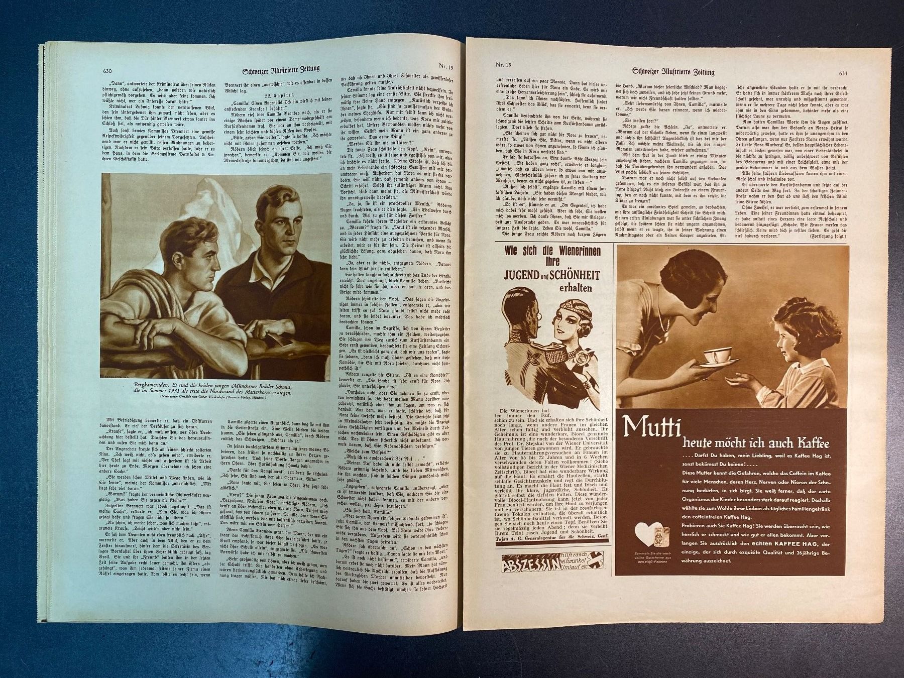 Riviste & Magazine: Zeitschrift Schweizer Illustrierte 1933 10. Mai Nr. 19 – Usato da Oberägeri venduto da Nussbi6 4