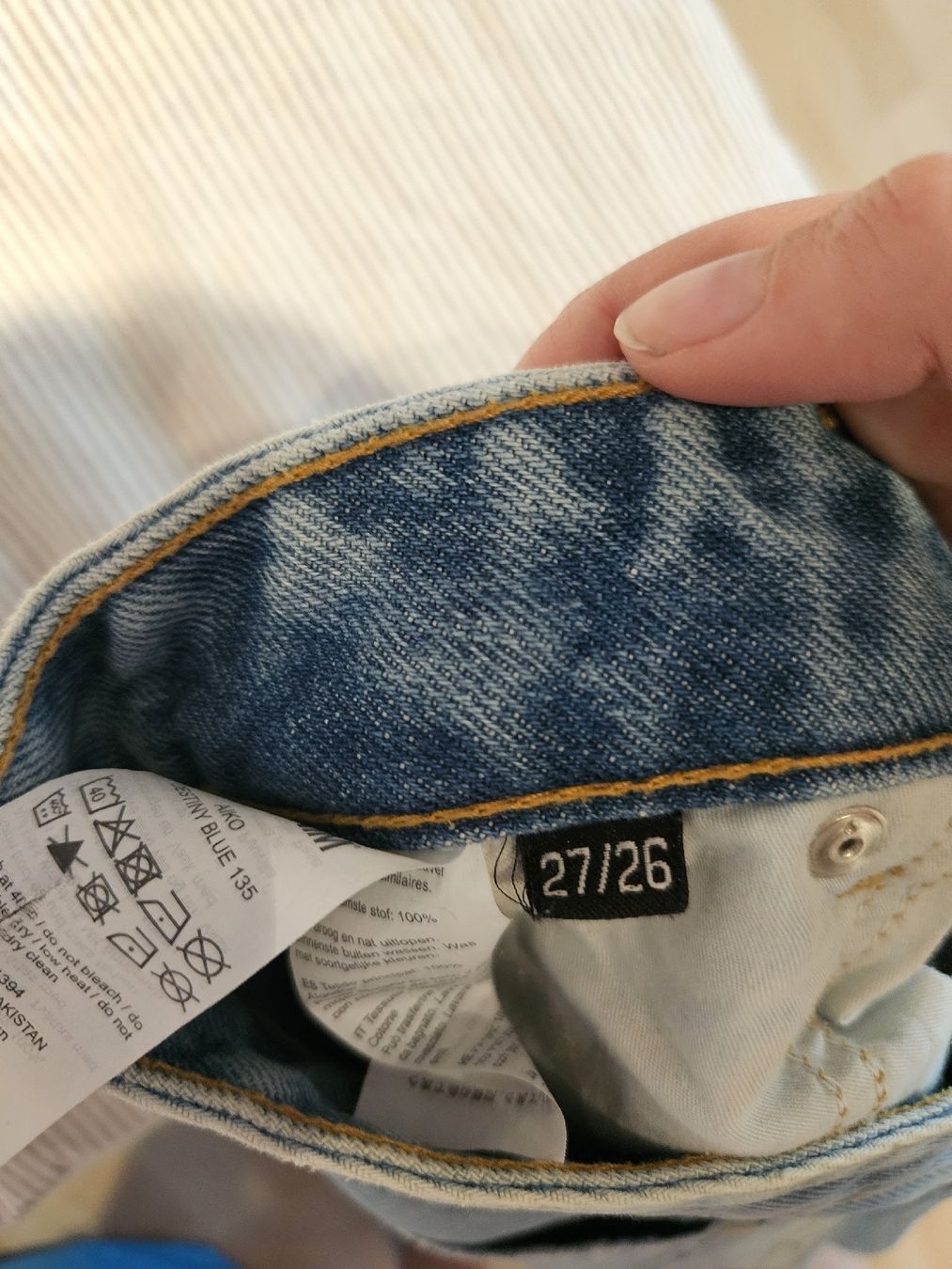 Jeans: Dr. Denim blaue Jeans wide leg – Usato da Niederwil AG venduto da Sillimini 1