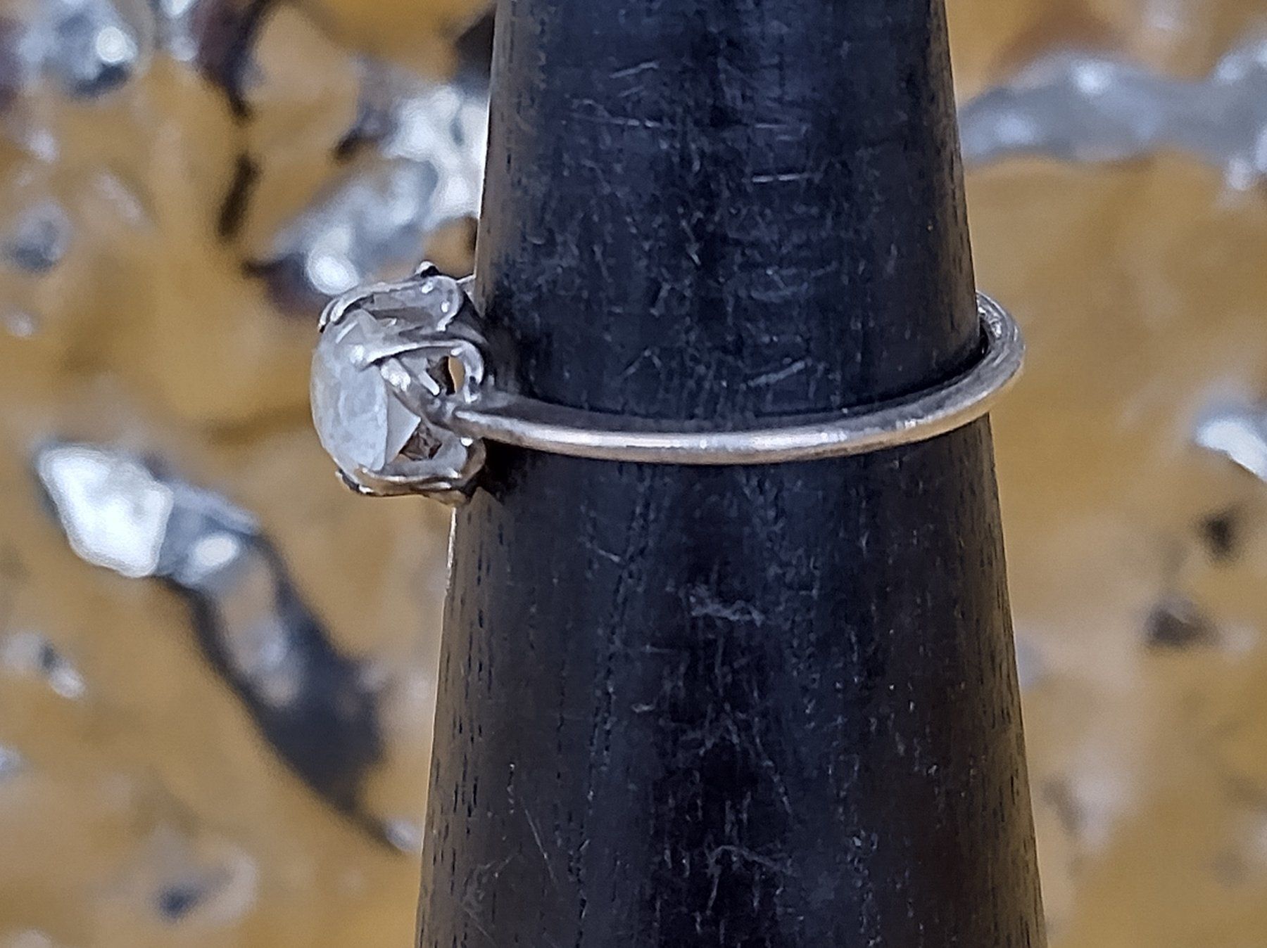 Anelli: SOLITÄR VINTAGE RING IN 925 SILBER – Usato da Romanshorn venduto da BoutiqueA 2