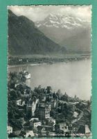 Territet et Château de Chillon, 1937, gelaufen