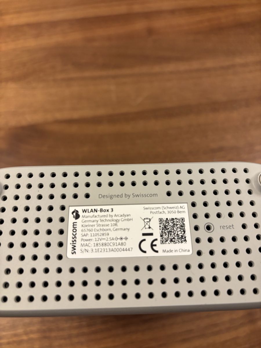 Swisscom Wlan: WLAN Box 3 Repeater – Gebraucht aus Zürich von meta_q 2