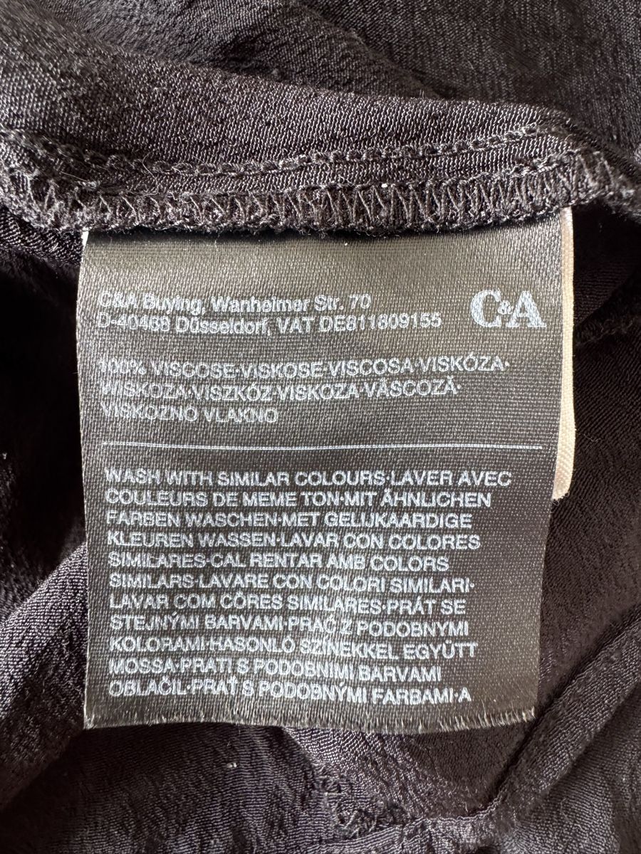 C&A Camicette: Blouse noir C&A taille 40 – Nuovo (secondo la descrizione) da Martigny venduto da ber_tdz7 6