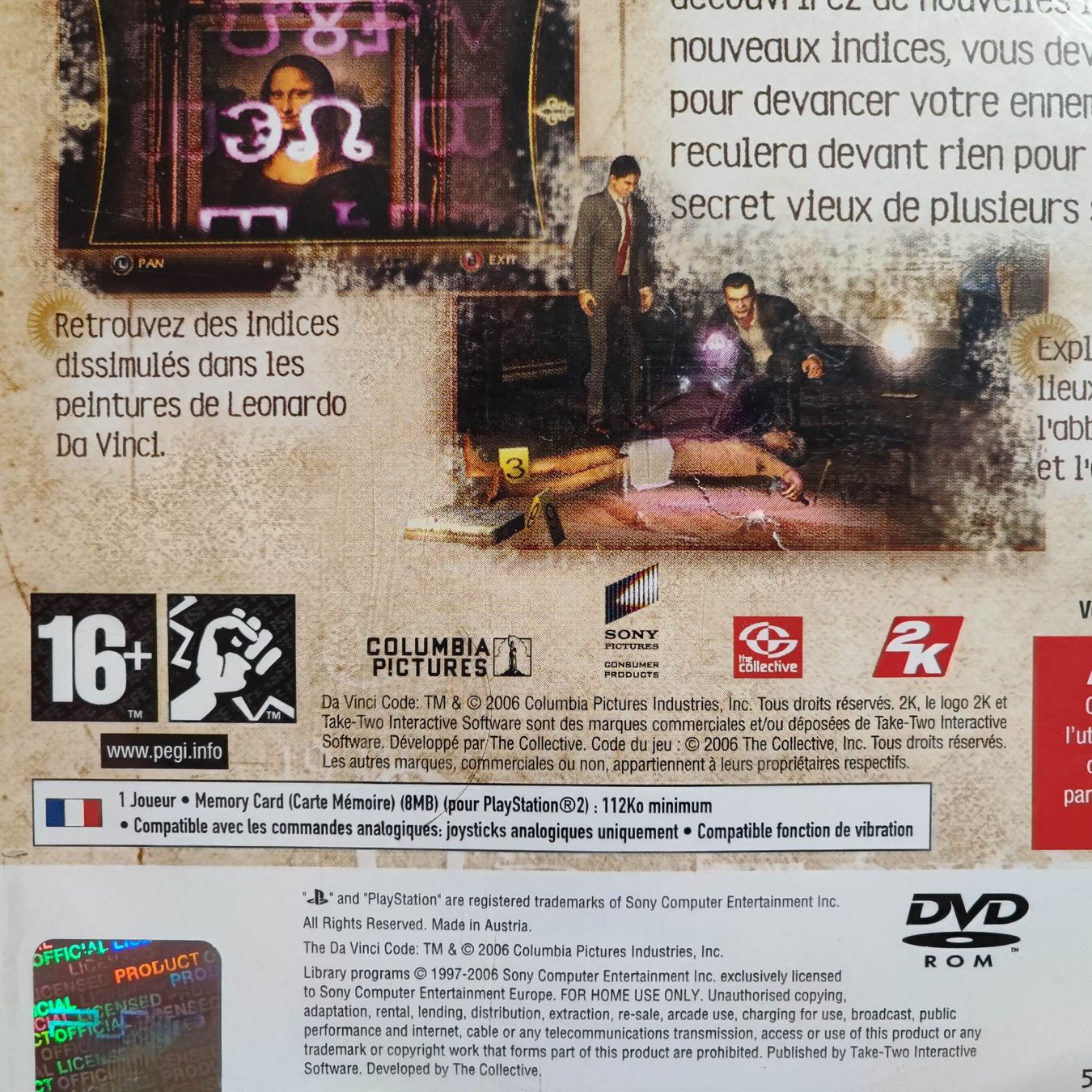 Sony Spiele: Da Vinci Code - PS2 – Gebraucht aus Dübendorf von kb86_MOVIE 2