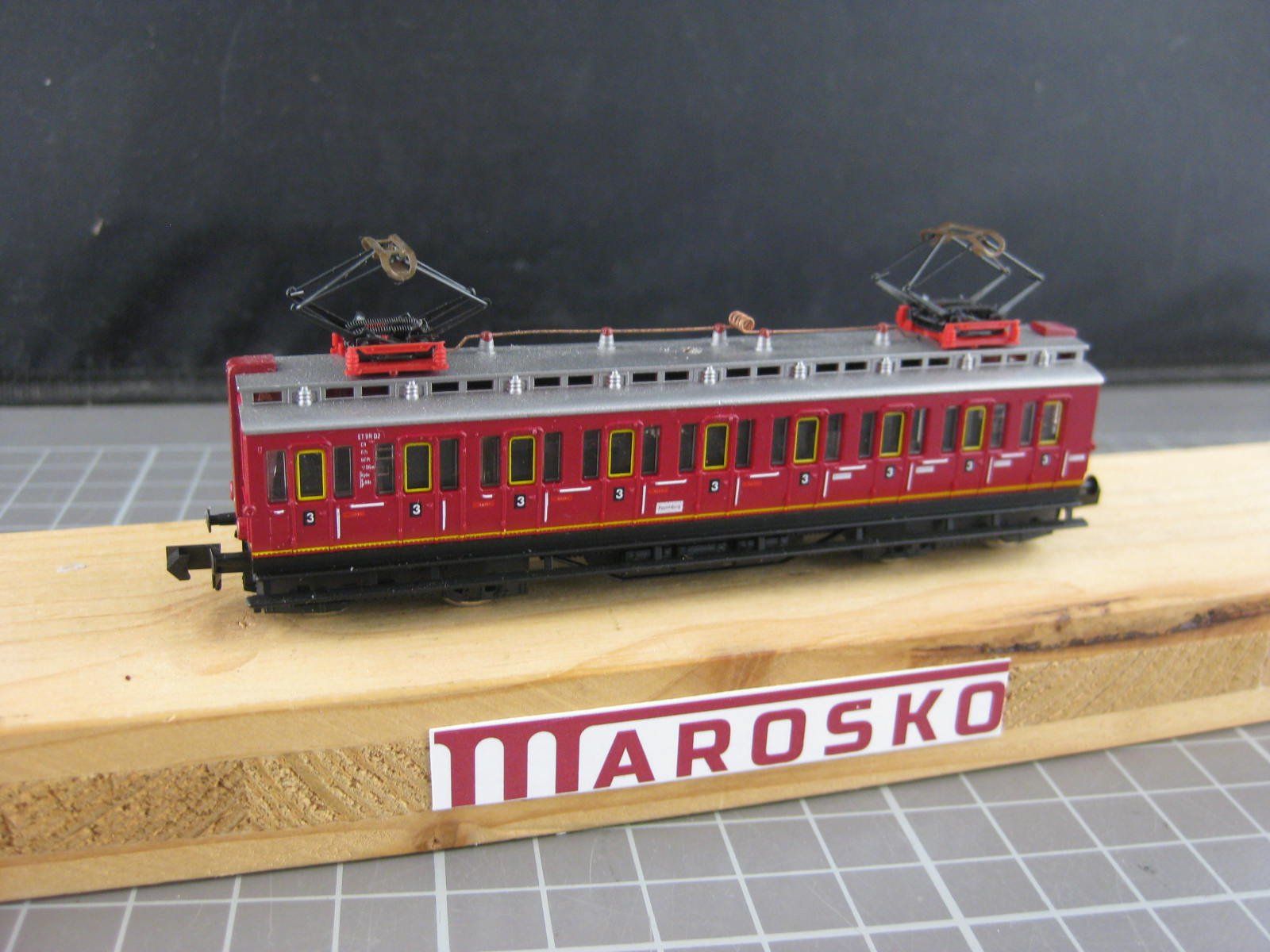 Arnold Modellini di ferrovie: Arnold 2935 DR Triebwagen rot, mit OVP, . – Usato da Malters venduto da Marosko 1