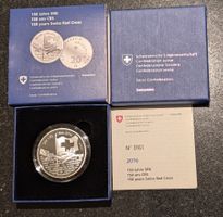 20 Franken 2016 Silber pp 150 Jahre SRK Box