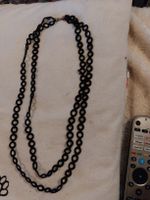 Halskette antik schwarz  Ringdesign gebraucht guter Zu