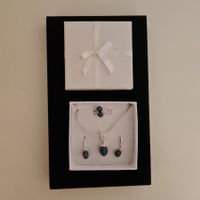 Vintage LBVYR Süßwasserperlen 3 er Schmuck-Set